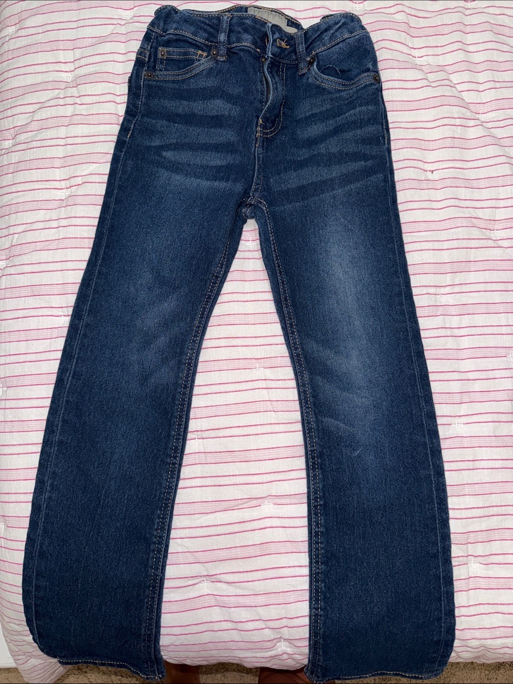 Lucky Brand Kids Dark Blue Straight Jeans